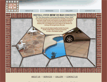 Tablet Screenshot of customconcreteskin.com